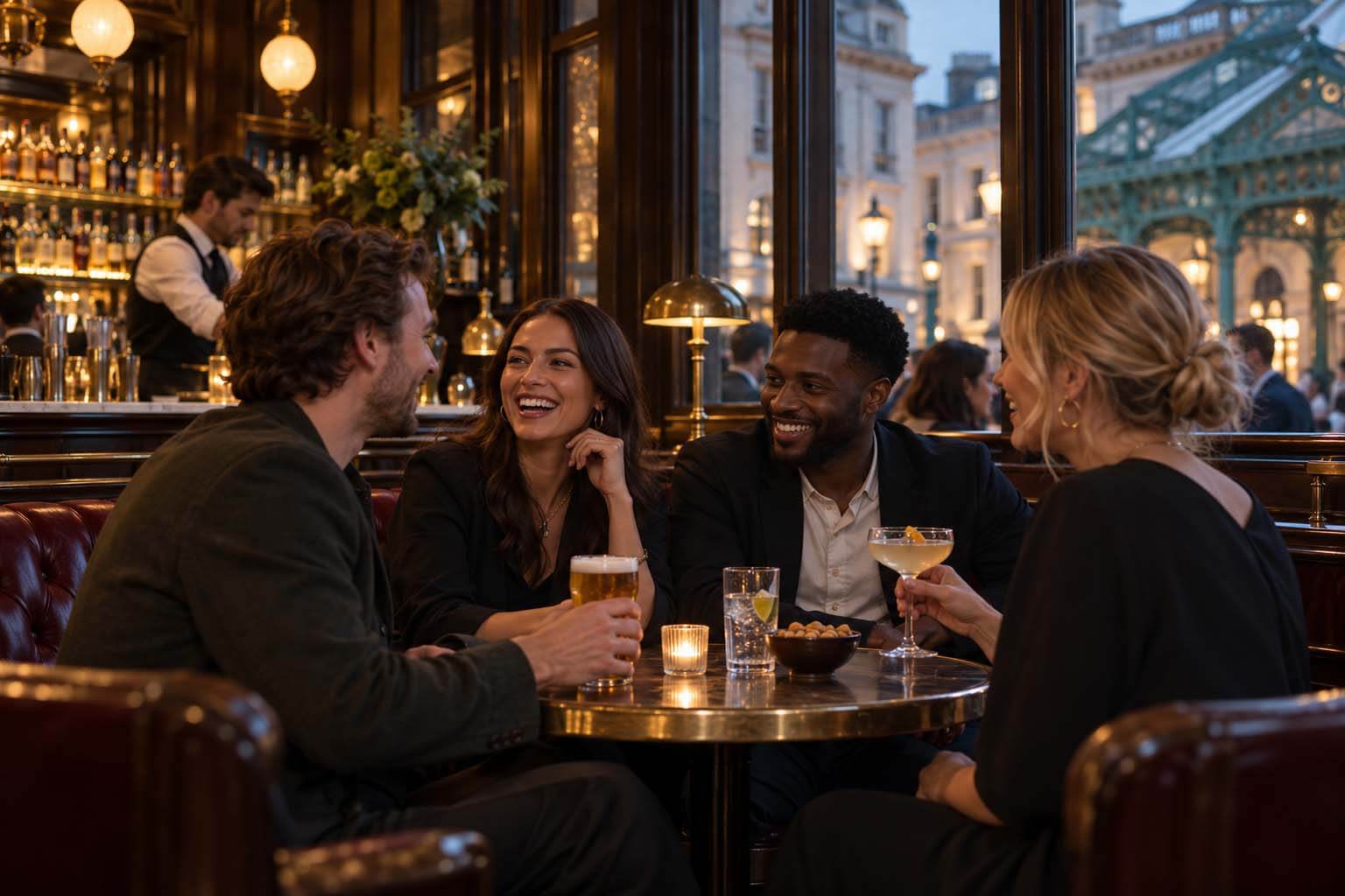 Dining around the Covent Garden Piazza