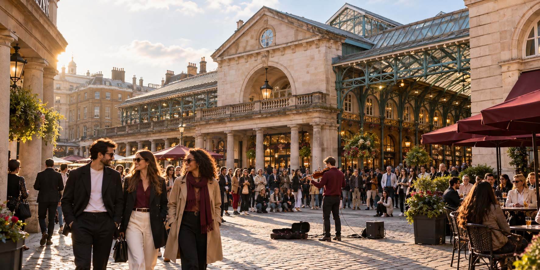 The historic Covent Garden Market and Piazza