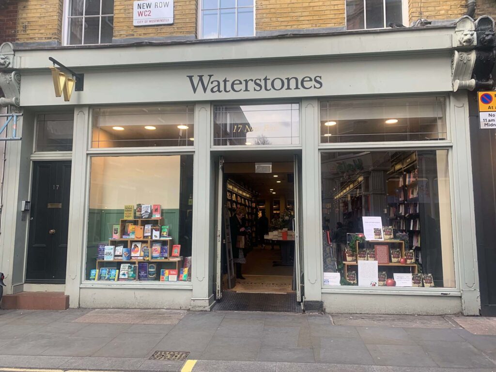 Waterstones Outside | Covent Garden London